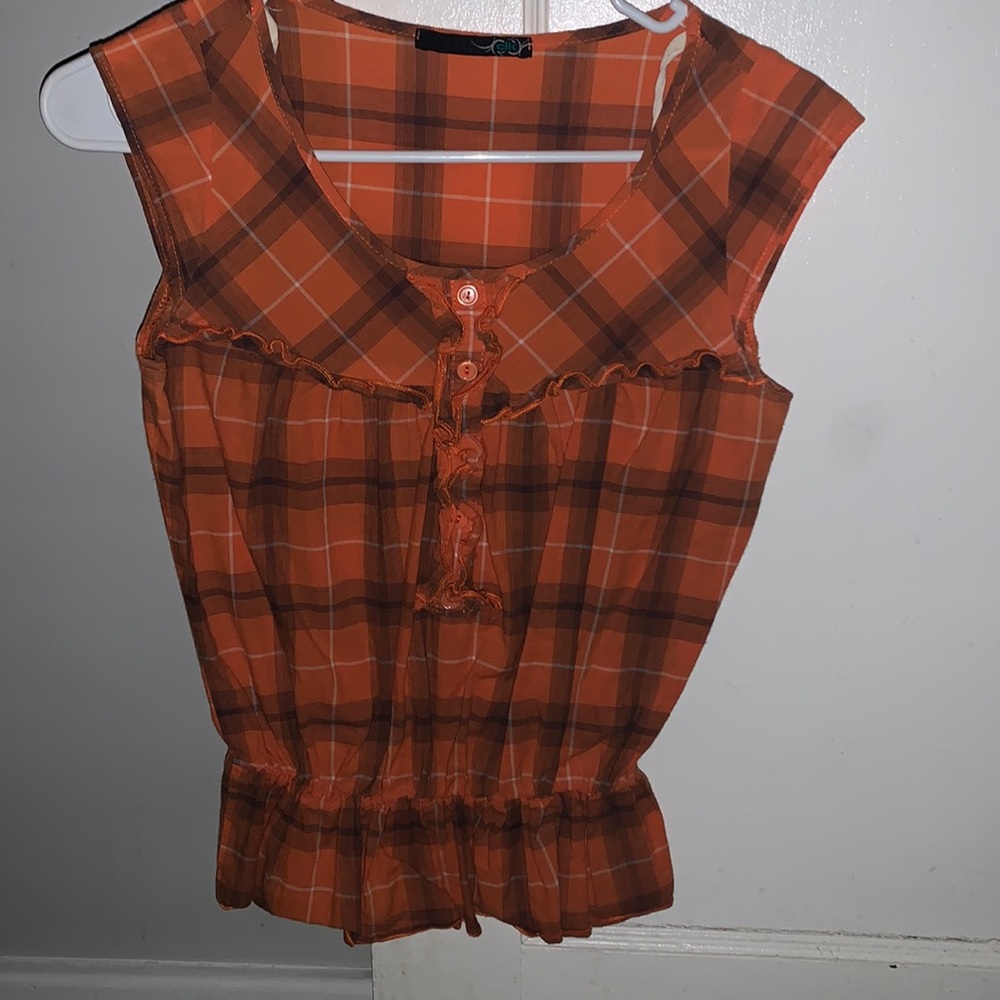 clk crop tank blouse